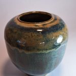 vaso grês -  diam  12cm