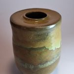 vaso grês  -  diam  12cm