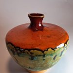 bilha grês -  diam  14cm