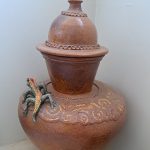 Vaso terracota vidrado-  diam  50cm