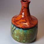 Garrafa grês -  diam  12cm